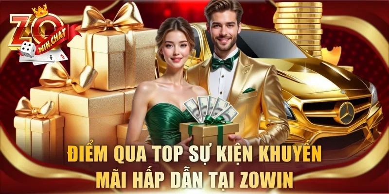 Điểm qua top sự kiện khuyến mãi hấp dẫn tại ZOWIN
